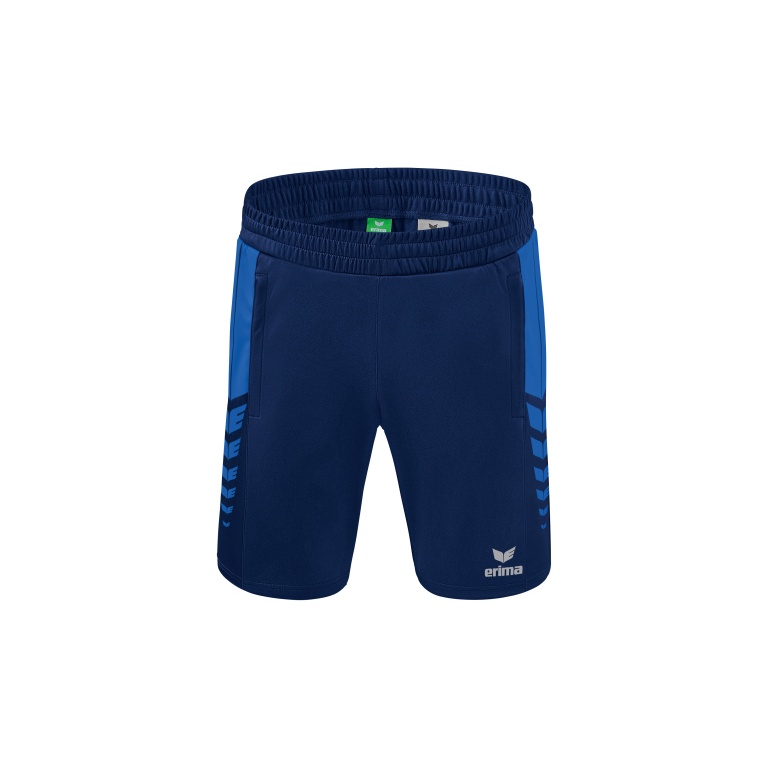 Erima Sport Pants Six Wings Worker Shorts short (100% Polyester, without inner slip, comfortable) royal blue/navy blue Boys